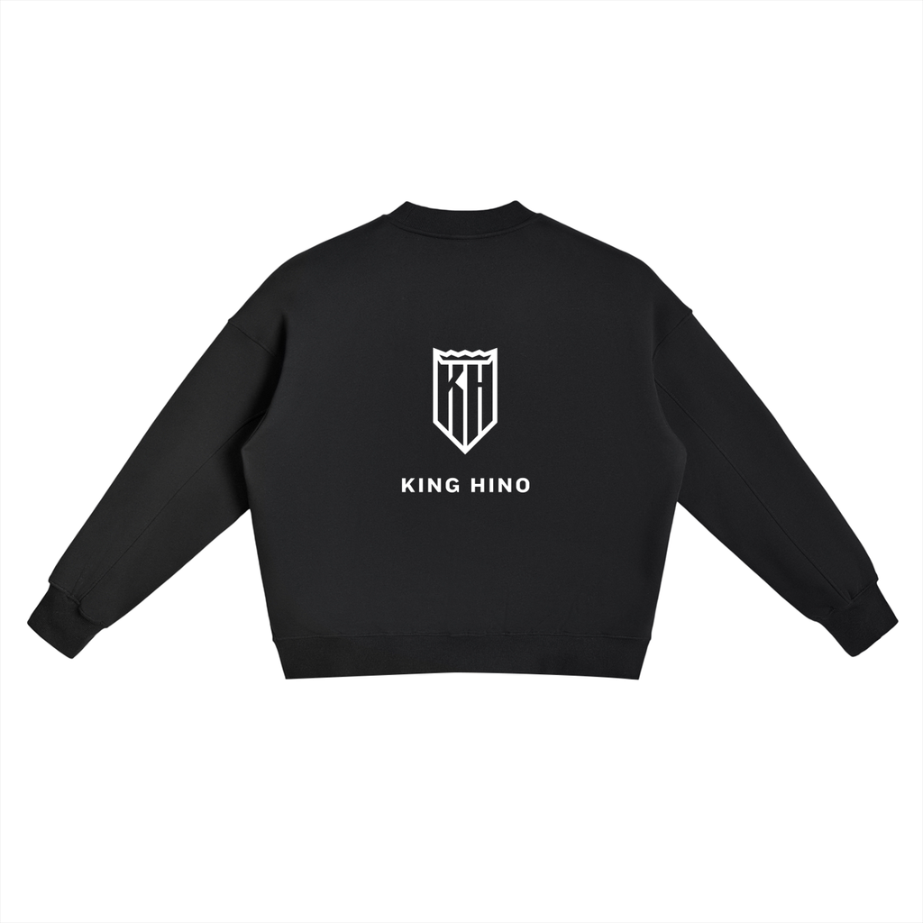 Fleece Side Slit Crewneck Sweatshirt