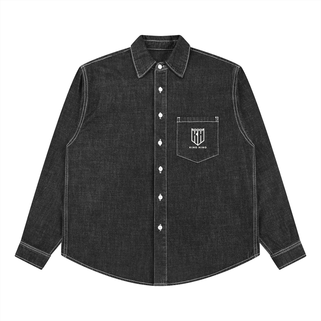 Western Black Jean Shirt