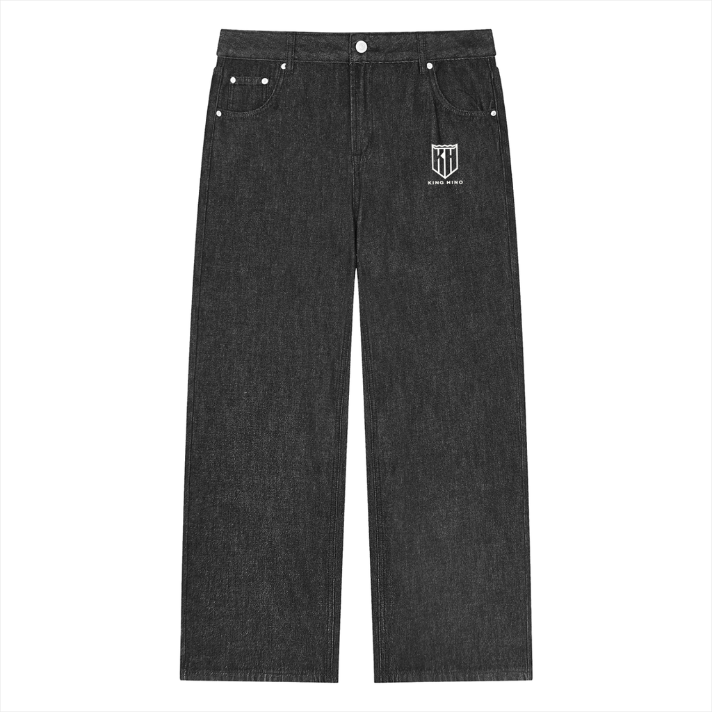 Western Vintage Wash Black Jeans