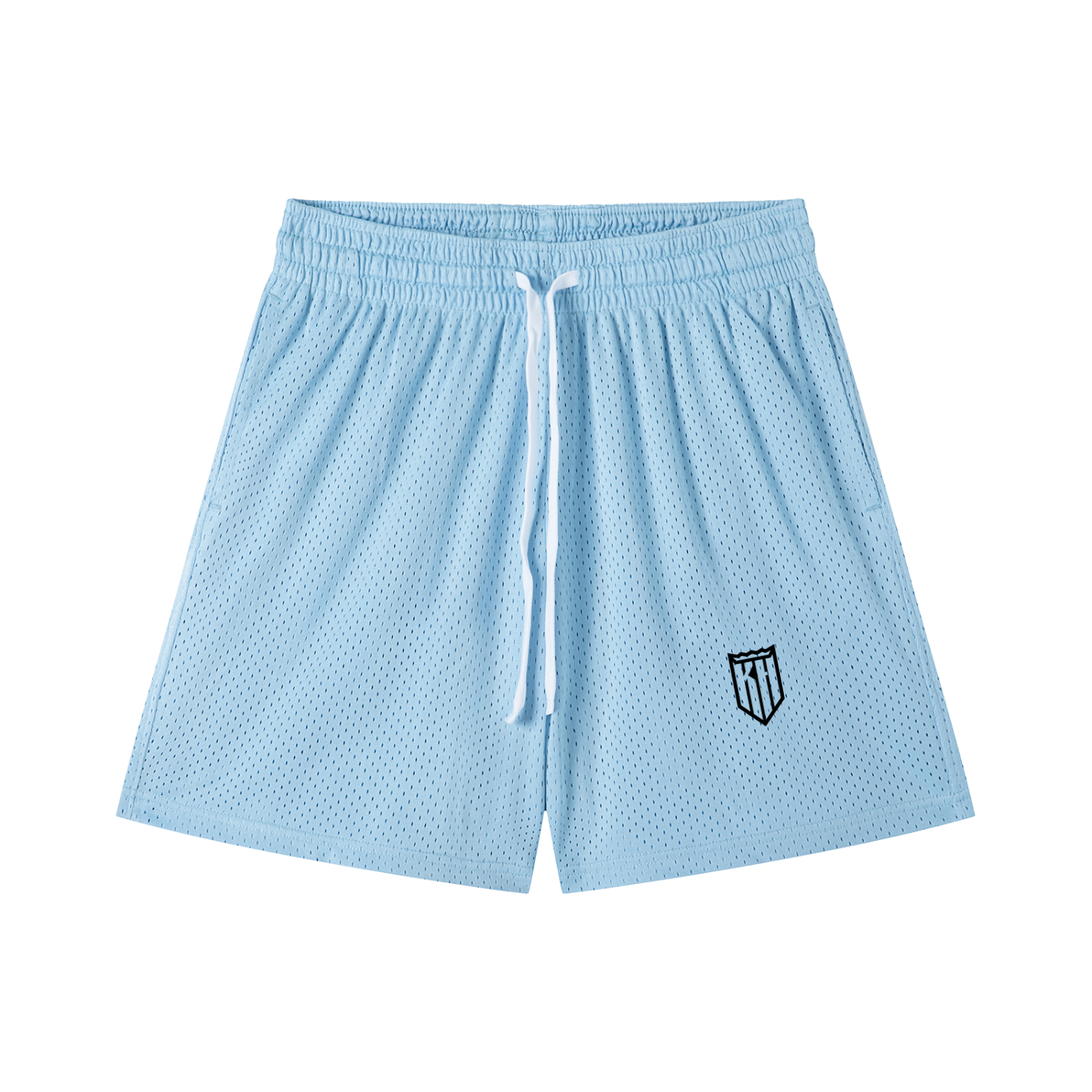 Mesh Drawstring Shorts