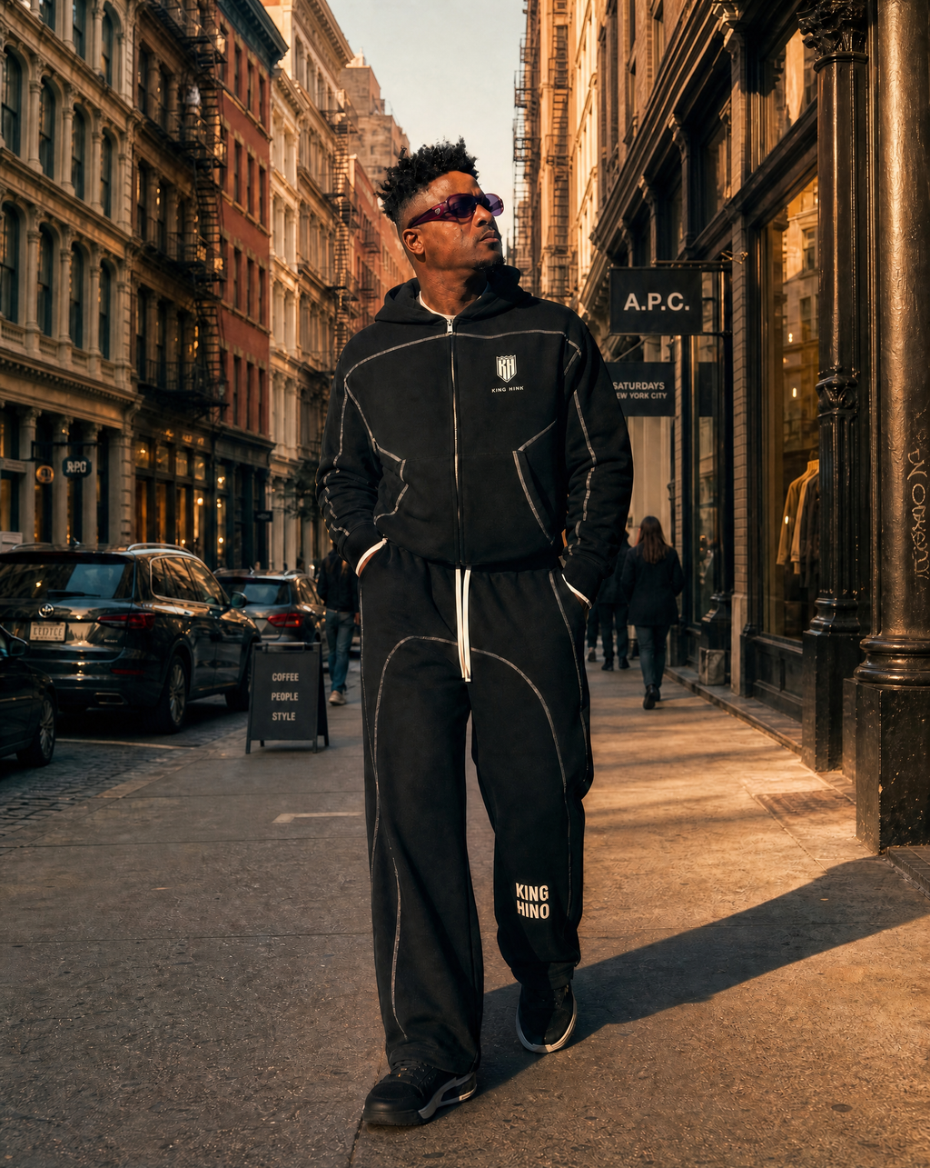 Stitched Fleece Sweatpants