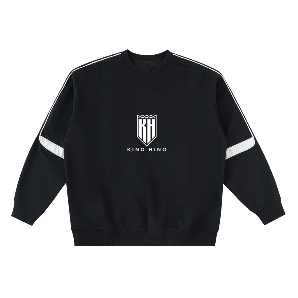 Oversized Crewneck Taped Sweatshirt